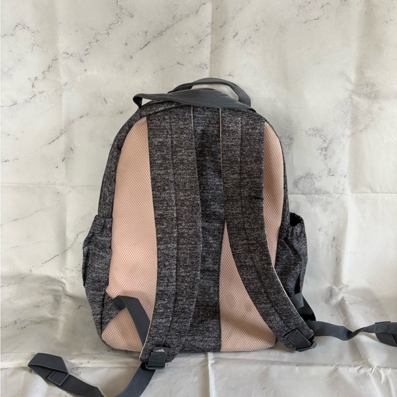 Adidas Gray Backpack with Pink Pouch - Picture 3 of 3